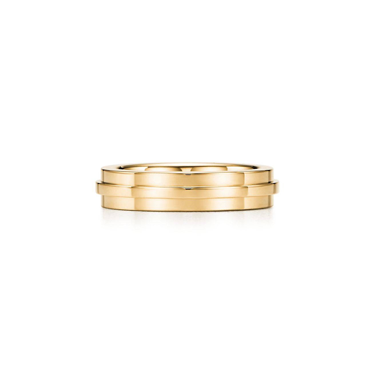 Tiffany T Narrow Ring in 18k Gold